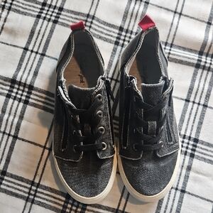 Cat & Jack Black and Red Kids Sneakers
